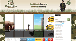Desktop Screenshot of guerrillamarketer.com